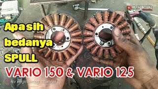 Perbedaan spull Vario 150 amp Vario 125 LED amp type old [upl. by Edgard]