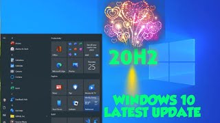 Windows 10 Latest Update 1909 to 20H2  Version Update  October 2020  New  Features [upl. by Schwinn934]