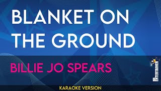 Blanket On The Ground  Billie Jo Spears KARAOKE [upl. by Terrilyn690]