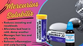 Mercurius Solubilis  Homeopathic Medicine  Uses Dosage amp Side Effects  Hindi Urdu [upl. by Neema]