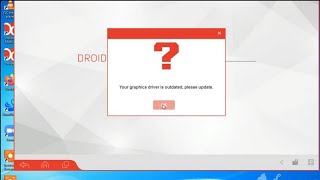 Your Graphics Driver is Outdated Please Update solve eror in droid 4x  Droid 4x eror Qadir Gamer [upl. by Rhodia]