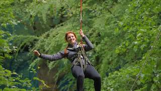 Experience the high trees at Heaton Park on the amazing Zip Trek [upl. by Thilda86]