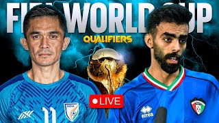 Kuwait Vs India LIVE Watch along  FIFA World Cup 2026 Qualifiers Live [upl. by Wilkey434]