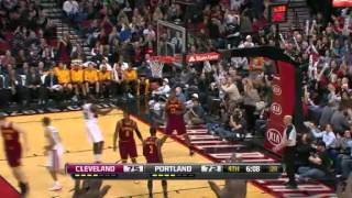 Cavaliers vs Trail Blazers  Game Recap  Jan 16 2013 [upl. by Elok]