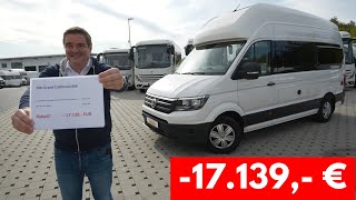 WOHNMOBIL PREISE FALLEN WIE VERRÜCKT 17139 € 10x CRAFTER VW Original Grand CaliforniaWerbung [upl. by Kloman]