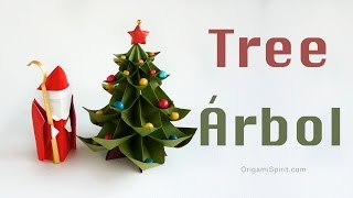 Easytomake Christmas Tree  Árbol de Navidad [upl. by Nnalatsyrc126]