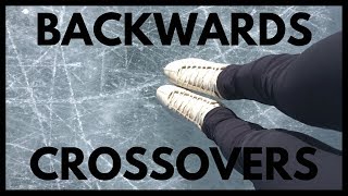 BACKWARD CROSSOVERS  Figure Skating Tutorial [upl. by Fromma493]