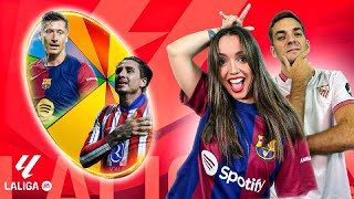 ENFRENTAMOS el MEJOR XI de LALIGA con la RULETA de la SUERTE [upl. by Issim]