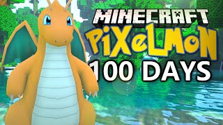 I Spent 100 DAYS In Minecraft Pokémon This Is What Happened [upl. by Melac]