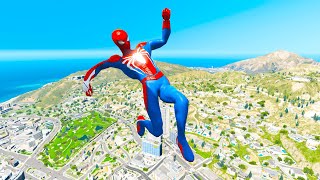 GTA 5 Crazy Ragdolls  Spiderman by GTA Crazy SpiderManFails [upl. by Brunelle76]