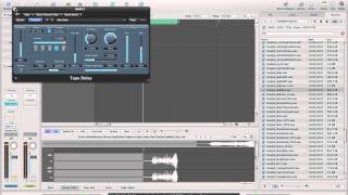 Logic Pro 9  Reverse Delay Tutorial [upl. by Mosera]