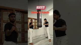 Shotokan VS Kyokushin Karate 🥋🥊 KICKs which u like most  shotokan karatekick kyokushin [upl. by Olegnaed]