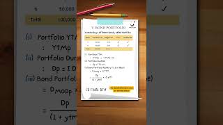 Bonds Portfolio  Security Valuation cafinalafm cafinalrevision bondvaluation [upl. by Raamal]