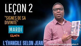 Leçon 2  La guérison de l’aveugle 1e partie  MARDI [upl. by Mainis]