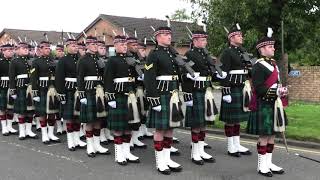 The Linlithgow Marches 2019  The Royal Regiment of Scotland  Part 12 4KUHD [upl. by Becca]