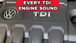 The Different Sounds of Every TDI Engine [upl. by Anasiul]