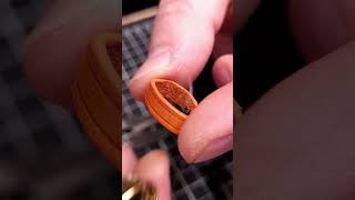 Handcrafted italian leather Iphone case and Apple watch band in orange color leathercraft asmr [upl. by Homovec201]