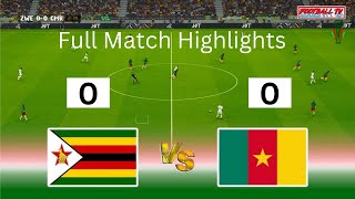 Zimbabwe vs Cameroon AFCON 2025 qualifiers [upl. by Mathur]