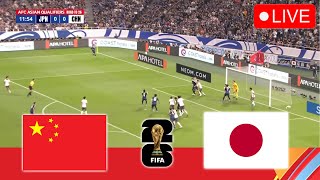 🔴 CHINA vs JAPAN LIVE  Asian World Cup Qualifiers 2425 Full Match Stream Video Game PES 2021 [upl. by Fanchie647]