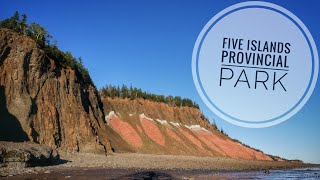 Tidal Bore amp Five Islands Provincial Park Free Camping in Nova Scotia [upl. by Carma]