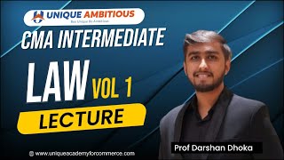 CMA Inter  Law Vol 1  Payment of Gratuity Act  L 4  Jun amp Dec 2024  Prof Darshan Dhoka [upl. by Angelo921]