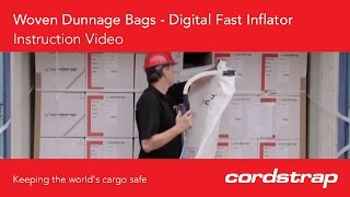 Cordstrap  12 Cordstrap Woven Dunnage Bags  Digital Fast Inflator [upl. by Rikki]