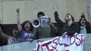 NYU Students Occupy Kimmel Center building  day 2 [upl. by Brebner]