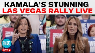 Kamala LIVE  Jennifer Lopez Campaigns With Harris in Las Vegas  JLo On Puerto Rican Comments  US [upl. by Sile942]