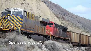 Railroad Heaven  35 Trains In Scenic BC Canada [upl. by Elraet]