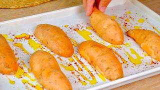 Sweet potatoes are real treasure New way how to cook sweet potatoes Easy and so delicious [upl. by Trauts]