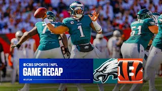 Jalen Hurts POWERS Eagles to 1ST WIN vs Bengals SINCE 2000  Game Recap [upl. by Delp]