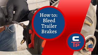 How to Bleed Trailer Brakes Disc amp Drum [upl. by Alard261]