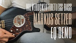 Markus Setzer demoes fretless Ruokangas quotPumaquot Steam bass [upl. by Konopka]