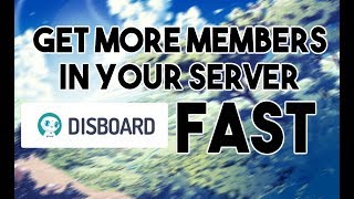 GROW YOUR DISCORD SERVER FAST  Disboard Bot Showcase [upl. by Loftus]