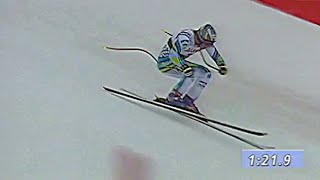 Josef Strobl wins downhill Crans Montana 1998 [upl. by Amo]