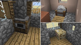 NEW Crafting Blocks in NEW Villages  Minecraft 114 Snapshot 18w48a [upl. by Averil]