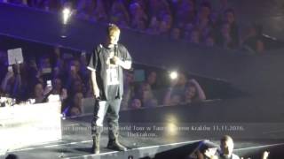 Justin Bieber w Krakowie rozmowy z fanami Purpose World Tour Polska 2016 [upl. by Yak]