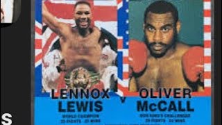 Lennox Lewis vs Oliver McCall [upl. by Lyram876]