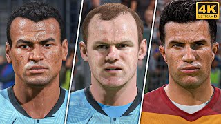 FIFA 22 ALL 105 ICON FACES in 4K Base Middle Prime  Rooney Cafu Ronaldo Zidane etc [upl. by Ecinreb]