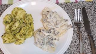 Pollo en Crema de Champiñon Creamy chiken with mushrooms [upl. by Haukom842]