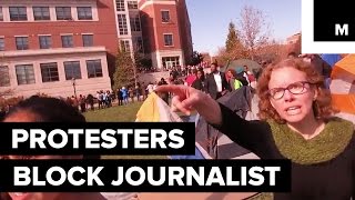 University of Missouri Professor Calls For Muscle Against Reporter [upl. by Smallman]