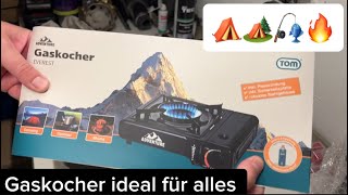 Adventure Gaskocher auspacken OnlineWaldi [upl. by Cherianne730]