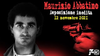 Maurizio Abbatino «Temo per la mia incolumità personale» 12 novembre 2021 [upl. by Crescen]