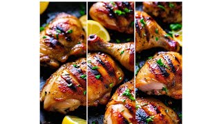 Grilled chicken with garliclemon and honeyChicken breast grilling [upl. by Alemat]