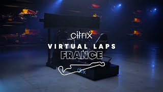 citrix Virtual Lap  Max Verstappen at the French Grand Prix [upl. by Burne]