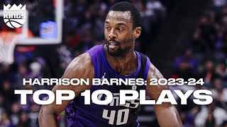 Harrison Barnes Top 10 Plays 202324 Season  Sacramento Kings [upl. by Clayton]