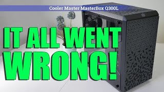 Ryzen 2200g Build VLOG With Masterbox Q300L It All Went Wrong [upl. by Airetas]