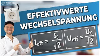 Effektivwerte Wechselspannung [upl. by Dominic]