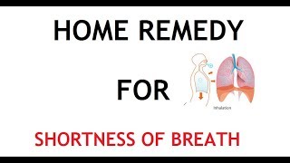 5 Home Remedy for Dyspnoea  Shortness of Breath [upl. by Aihsile]