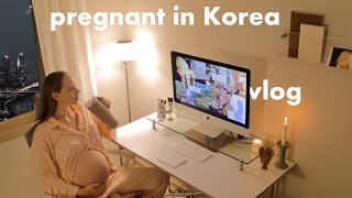 nest with me 🤰🏻 redoing our Korean apartment at 30 weeks pregnant home office makeover [upl. by Terencio]